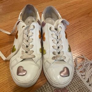 Kurt Geiger heart sneakers